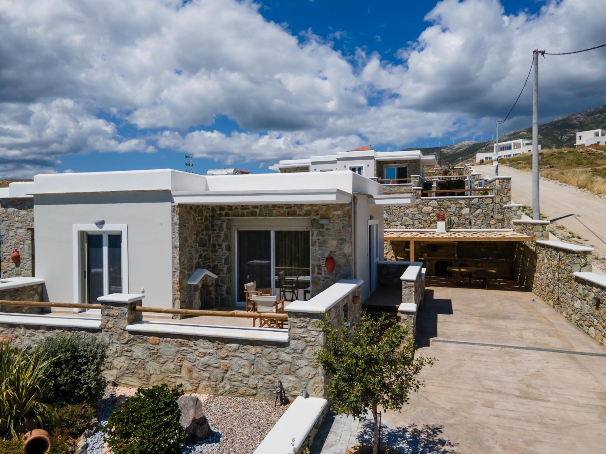 Filokalia 4 Veins - Vacation House With Sea View Karystos  Bagian luar foto